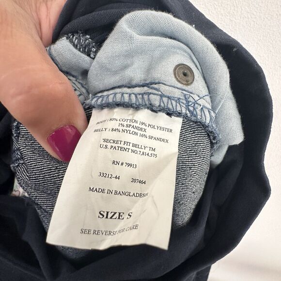 Oh Baby Motherhood Maternity Secret Fit Belly Jeans Small Bootcut Tall NEW - Picture 9 of 10